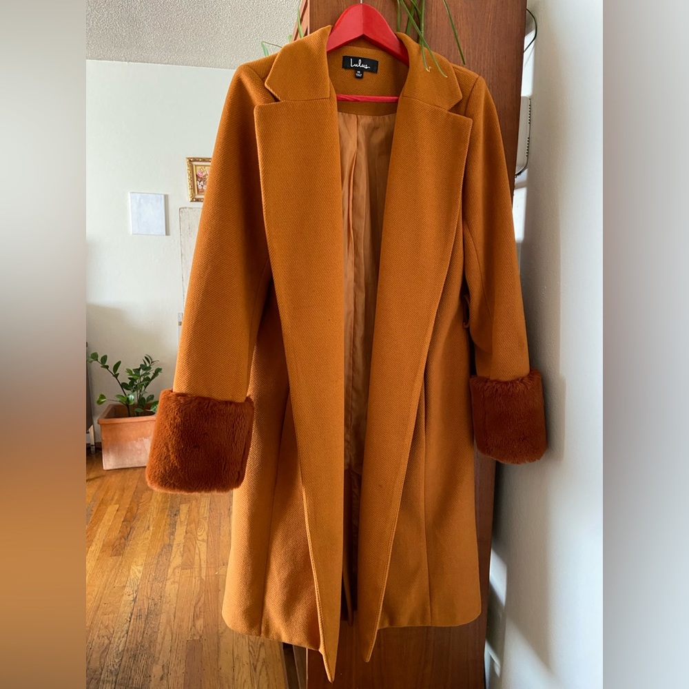 Rust orange coat